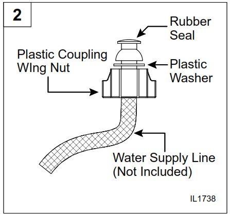 STAR WATER SYSTEMS S2006 Optima Pro Powerflush - WATER SUPPLY HOOKUP 1