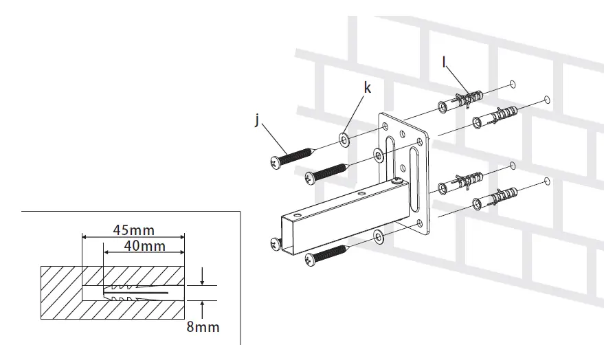 WALI-SWM201-Bookshelf-Speaker-Wall-Mounting-Bracket-fig-4