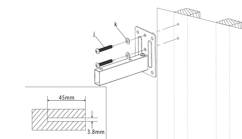 WALI-SWM201-Bookshelf-Speaker-Wall-Mounting-Bracket-fig-5