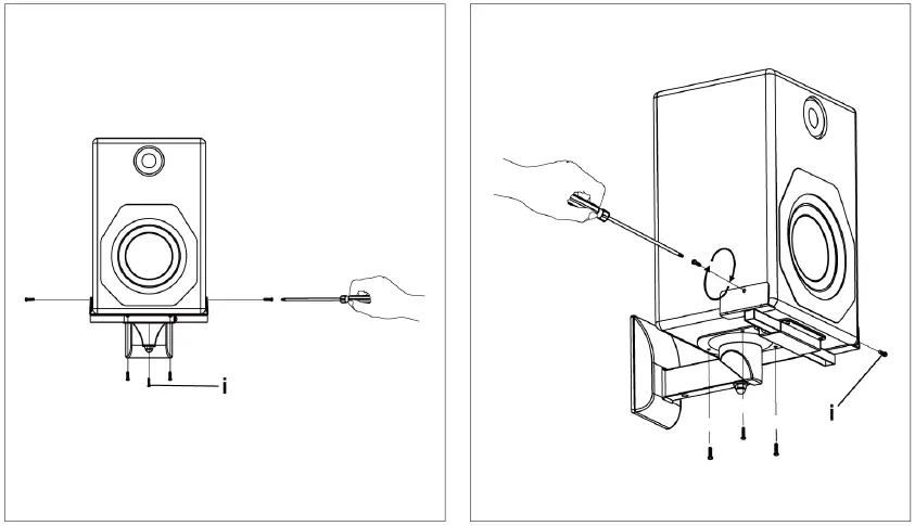 WALI-SWM201-Bookshelf-Speaker-Wall-Mounting-Bracket-fig-8