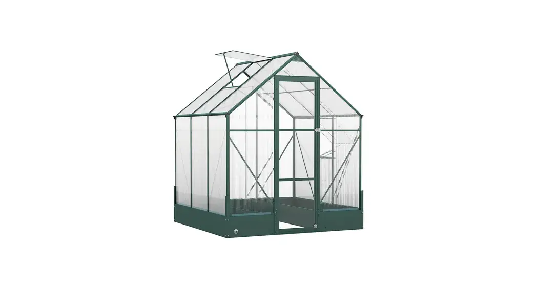 Outsunny 845-533 Aluminum Polycarbonate Greenhouse Instruction Manual