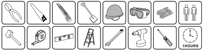 Outsunny 845 533 Aluminum Polycarbonate Greenhouse - icon 1