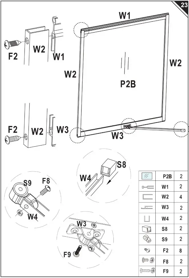 Outsunny 845 533 Aluminum Polycarbonate Greenhouse - overview 27