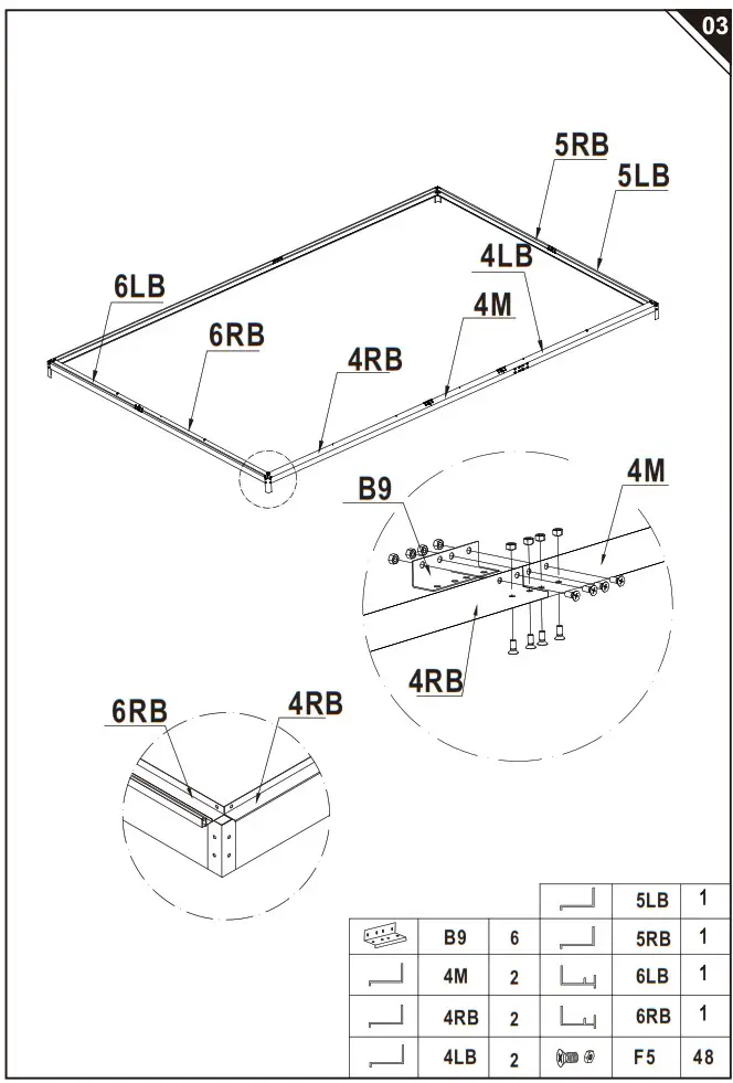 Outsunny 845 533 Aluminum Polycarbonate Greenhouse - overview 7