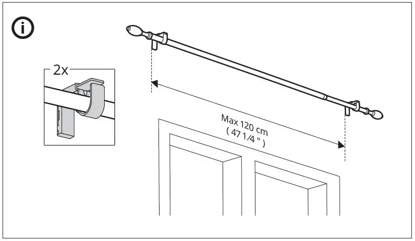 IKEA-RÖNNSUMAK-Curtain-Rod-Set-FIG-3