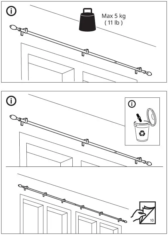 IKEA-RÖNNSUMAK-Curtain-Rod-Set-FIG-8