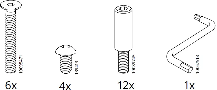 IKEA 10095471 GRÅSALA Underframe for Table Top 04