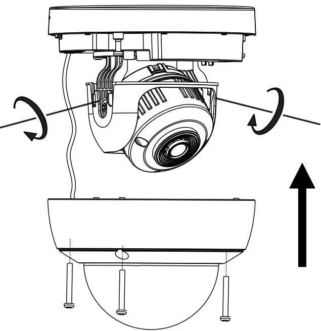 Ceiling-mounted cameras