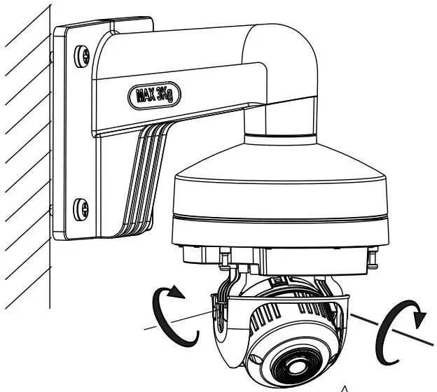 Wall-mounted cameras