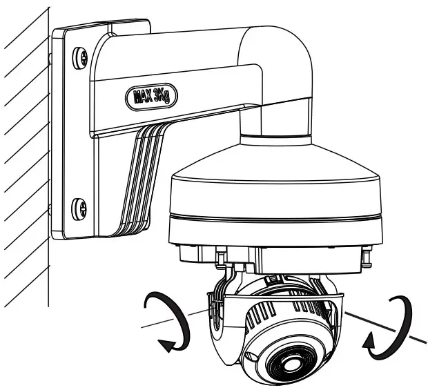 Wall-mounted cameras
