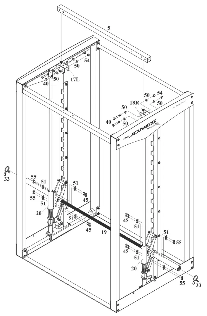 BODYCRAFT SW JONES 3D Smith Rack - fig7