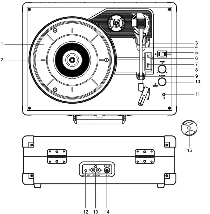 Crosley-CR8005F-MT-Cruiser-Plus-Bluetooth-Record-Player-Fig-1
