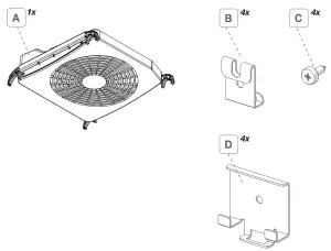 FIAMMA 98683-059 Turbo Vent Kit - COMFORT