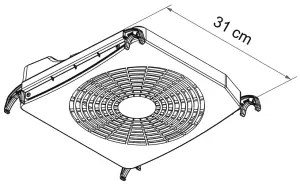 FIAMMA 98683-059 Turbo Vent Kit - COMFORTj