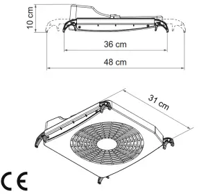 FIAMMA 98683-059 Turbo Vent Kit - TECH