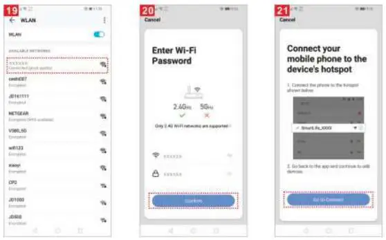tuya C15B Smart WiFi Security Camera User Manual - Fig 19,20,21