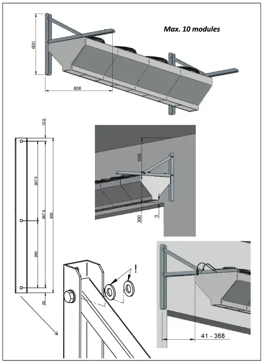 SPACE-RAY SR-AMC Ambient Air Curtain - Fig12