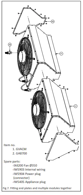 SPACE-RAY SR-AMC Ambient Air Curtain - Fig8